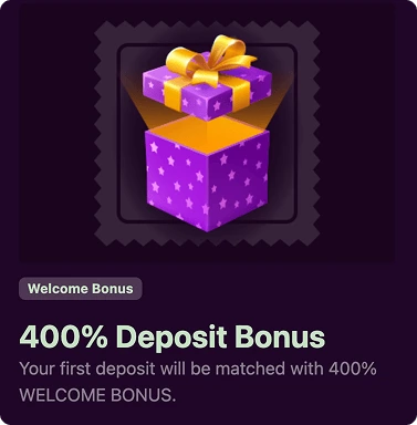 400% Welcome Boost